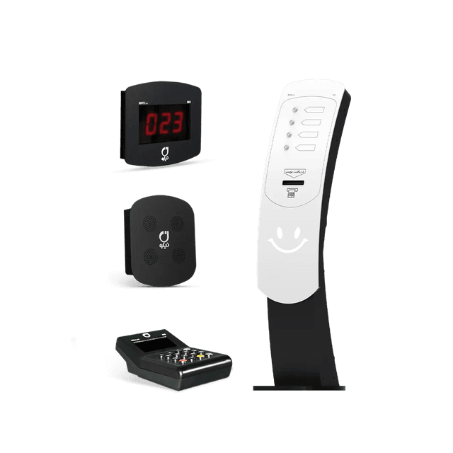 کیوسک نوبت‌دهی دکمه‌ای